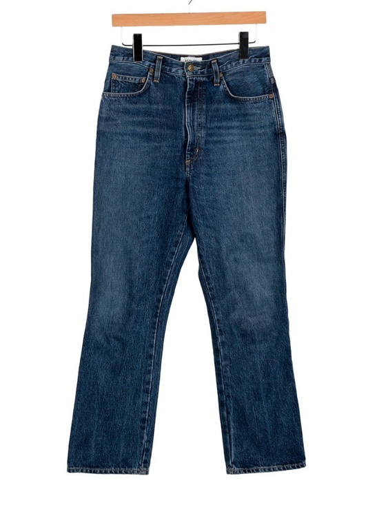 Agolde Denim - High Rise Straight Leg Medium Wash Size 27 AGOLDE Jeans